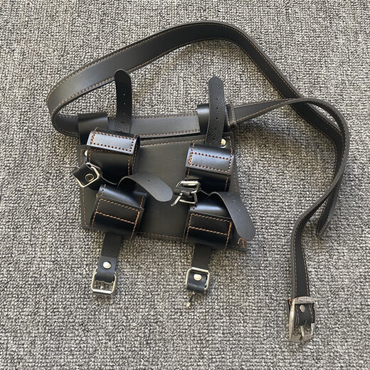 MI Xiaomijiao animation cos hanging knife children's stage Han sword bamboo sword drawing hanging belt sword sheath performance bag Shuiyao day double sword strap