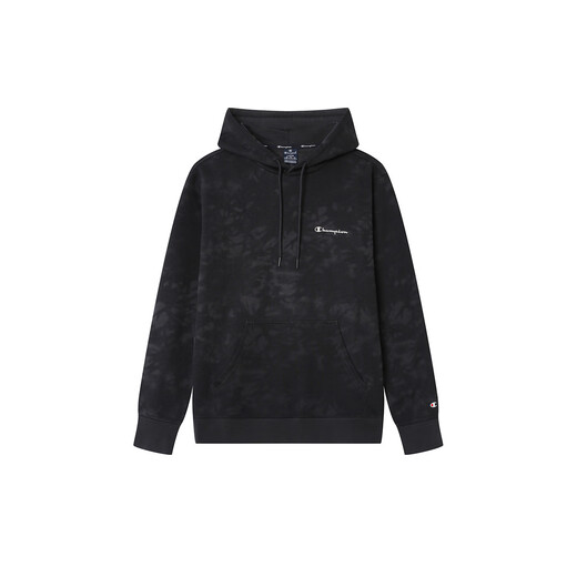 Champion Spring Pullover Hooded Sweatshirt Men's Long Sleeve Printed Casual M101 Black S