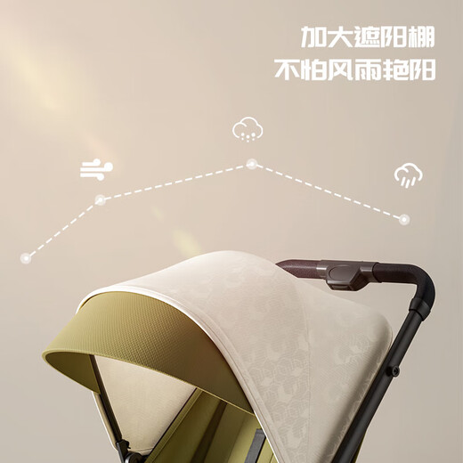 Jingwu baby stroller can sit and lie down for 0-6 years old, 3-pocket stroller, foldable, shock-absorbing baby stroller, lightweight, olive green, one-click closing + two-way push + mosquito net + gift bag. If you don’t know how to choose, just choose Jingwu Selection