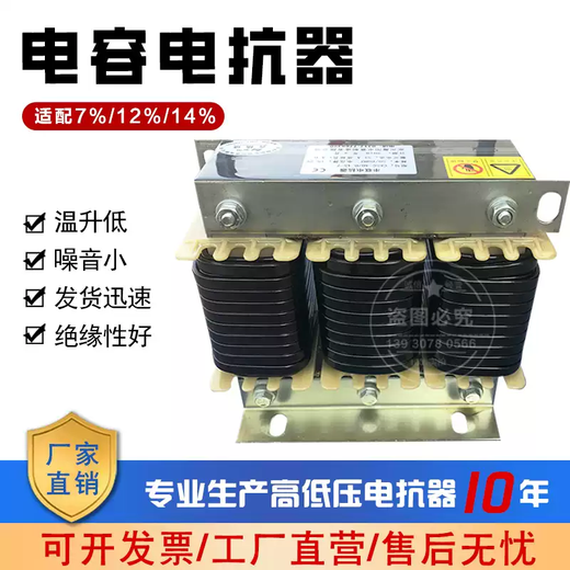 Factory direct CKSG-2.1/0.48-7 capacitor series reactor 30kvar/40kvar reactor 5kvar aluminum 6