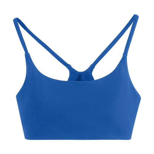 DAC Sports Bra Women's Shockproof Anti-sagging Running Fitness Bra Pilates Beautiful Back Yoga Training Vest Linen Blue Slim Band Bra S S size recommended 85-105Jin Jin is equal to 0.5kg