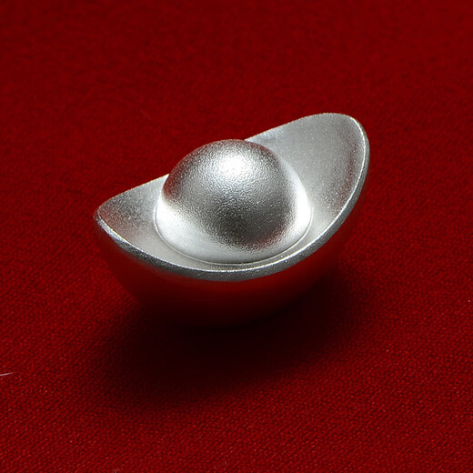 Taiguang Silver Building Silver Ingot Solid Silver Ingot 9999 Pure Silver Investment Collection Ornament Frosted