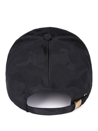New four-season camouflage baseball cap, outdoor leisure, versatile and fashionable sun visor for men and women, golf hat for shopping, white, hat circumference 55-60CM adjustable