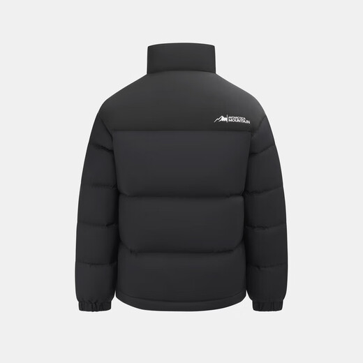 Новый универсальный модный повседневный мужской и женский короткий пуховик с косым карманом и воротником-стойкой от Xue Zhongfei, черный L 175/92A