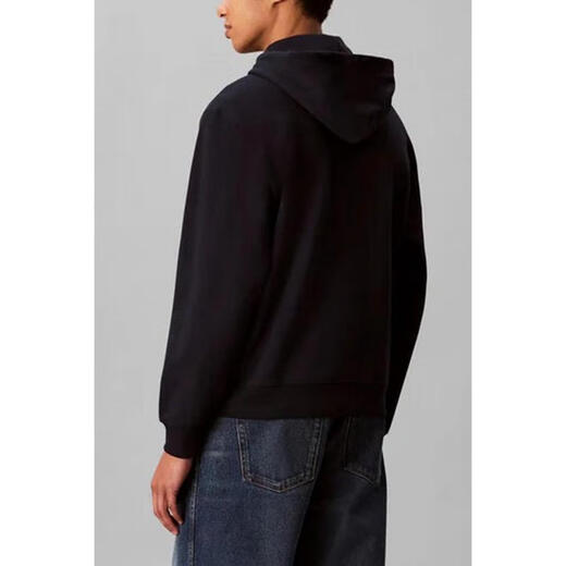 Calvin KleinCK Men's Sweater New Warm and Comfortable Cotton Dark Blue Daily Breathable Fashion Casual Simple Men's Pullover Blue One Size | EU M