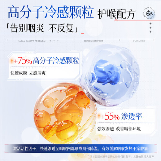 Honda Pharmaceutical Chronic pharyngitis, phlegm and cough, dry and itchy throat, dry cough, foreign body sensation, pharyngitis special spray box