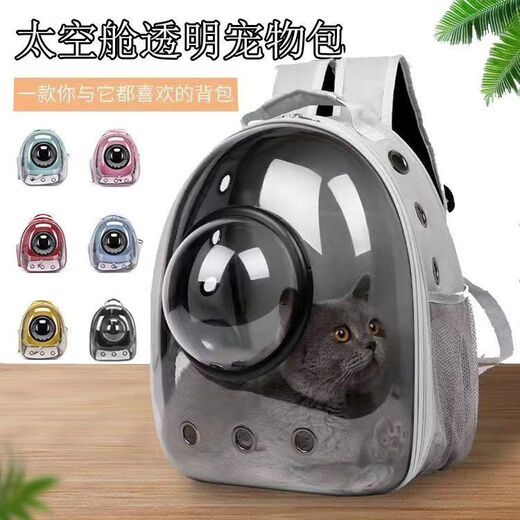 MODX Outing Space Pet Pet Supplies Tragbarer Raumkapsel-Rucksack mit großer Kapazität, transparente Katzenausflugstasche, hellgrünes + transparentes Modell, verbessertes Panoramamodell mit seitlicher Öffnung
