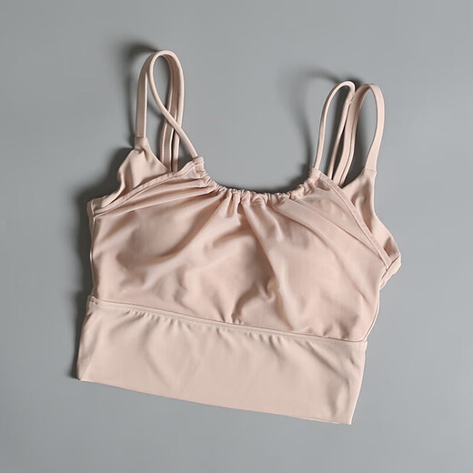 LULUNILEMON Lulu Sports Bra Women's Summer Shockproof Back Beautiful Yoga Wear Vest All-in-One Pilates Training Fitness Bra Pink Lychee XL