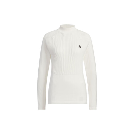 Adidas Two-In-One Polo Shirt And Vest Colorblock Two-In-One Long Sleeve Sweater Women's White S