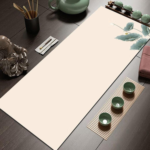 Complete Chinese style thickened absorbent tea flag mat quick-drying no-wash tea towel CY-Shangshan Ruoshui 30*40cm absorbent mat