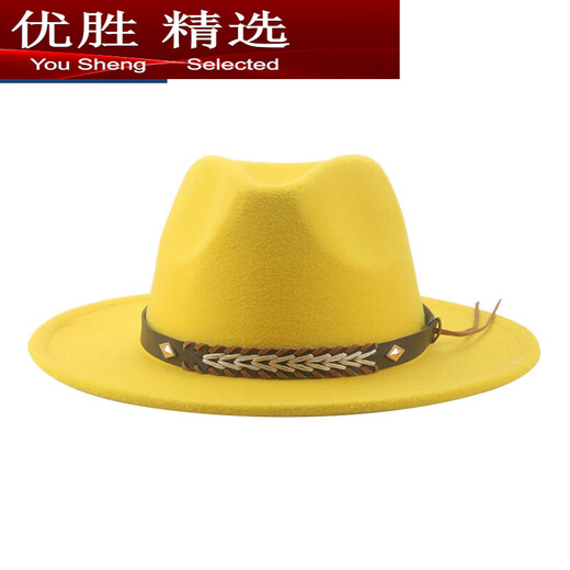 MPPMCK Tibetan style woolen cowboy hat ethnic style travel hat red