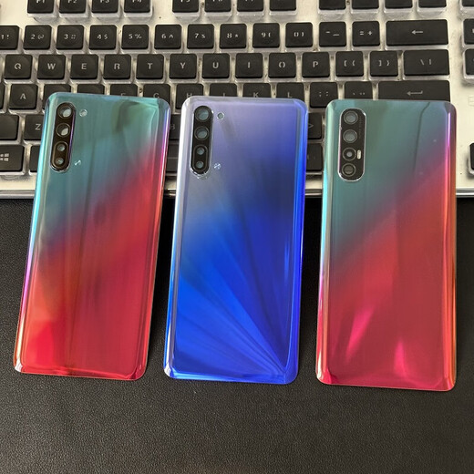 Original suitable for oppo Reno3 back cover glass case reno3pro mobile phone back case battery cover rear screen replacement RENO3 sunrise impression back cover tempered glass back cover/high quality/fitting