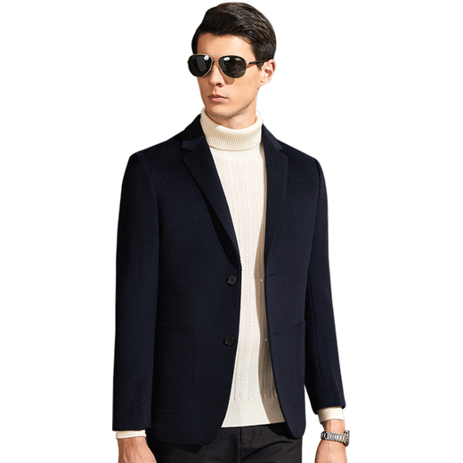 Antonio sheep wool & cashmere men's high-end casual suit jacket business formal top spring and autumn single suit men