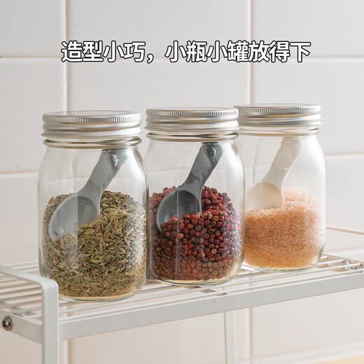 OEMG Japan imported plastic small spoon short handle seasoning spoon quantitative 5g salt spoon resistant to fall thick ice cream yogurt spoon seasoning spoon 1 pack-8 pack