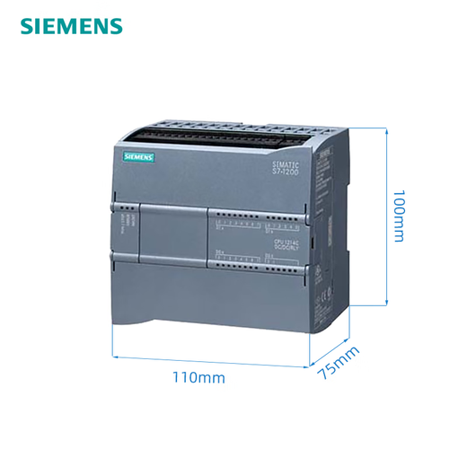 Siemens S7-1200PLC CPU module 6ES7214-1HG40-0XB0,1214C,DC/DC/Relay,14DI/10DO/2AI