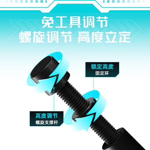 ANQULIFE graphics card support stand desktop computer independent graphics card stand cylindrical aluminum alloy material 1000 Jin Jin is equal to 0.5 kg top spiral mini magnetic suction type AQ-B003