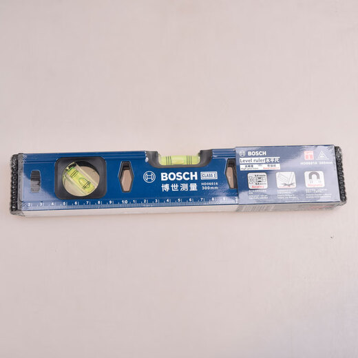 Bosch (BOSCH) level 300mm thickened aluminum profile high-precision bottom magnetic level mini portable measuring instrument level 300mm magnetic HD06016