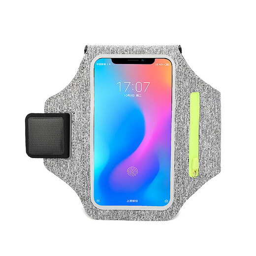 Outdoor sports mobile phone armband with touch screen armbag for men and women, fitness running armband and cycling armbag, pink, suitable for mobile phones within 6.9 inches