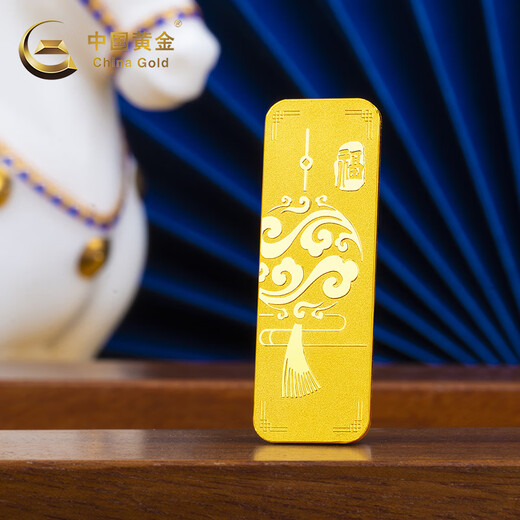 CHINA GOLD TZ New 4-9 Lucky Chinese Knot Cultural Gold Bar 10g