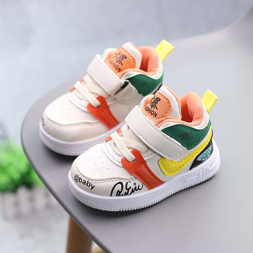 Chaussures de planche pour enfants pour enfants Gduck Sneakers Baby Girls Chaussures Soft Sole Infant Toddler Chaussures 0-1-2 ans 3 Chaussures pour enfants et automne 826 Chaussures légères Longueur intérieure 12cm / taille 16
