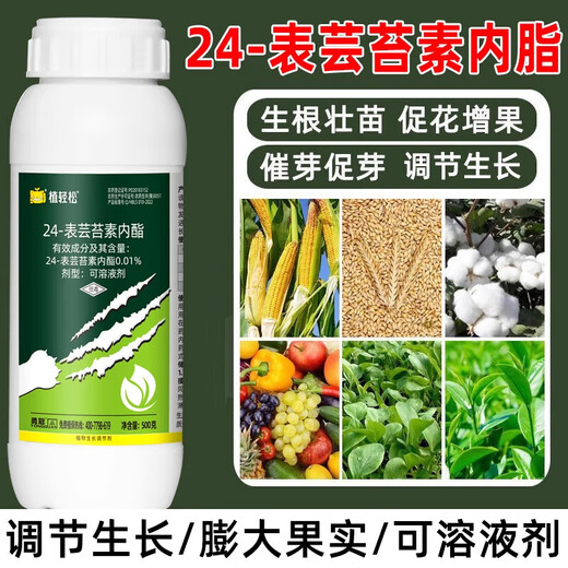 Brassinolide Yuntaixin Preserves flowers and fruit trees, cucumbers, citrus, and fruit-drop prevention plants. Brassinolide growth regulator 10g*10 bags