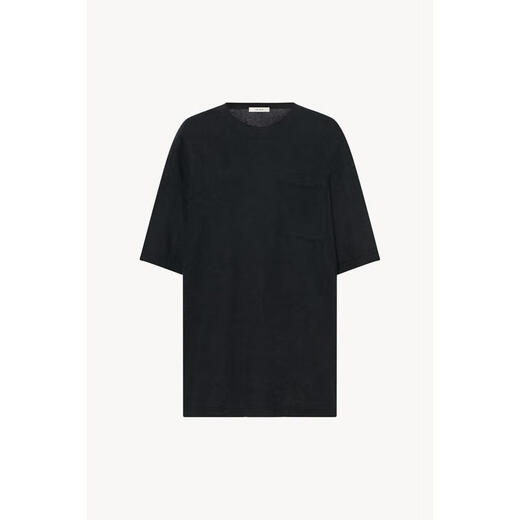 The Row Light Luxury Women 8943Y916 BLK T-shirt Black 20 | XS