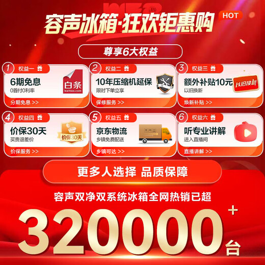 Rongsheng Cube Sugar 515 King Dual Purifier Dual System French Multi-door Four-Door Ultra-Thin Zero Embedded Refrigerator Home Automatic Ice Making National Subsidy BCD-515P60FZNAD White