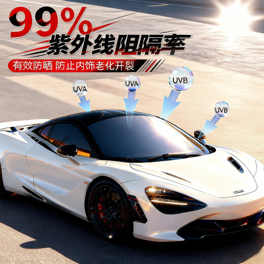 3M car film window glass insulation film 99% sun protection and explosion-proof solar film high privacy protection film suitable for SUV 25 years advanced model pure dark color enlarged full car film set