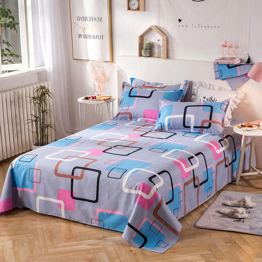 Bedsheets, skin-friendly brushed thickened sheets, single piece, double, single, kang single, student dormitory, multi-purpose for all seasons. Specifications, Brown Bear Bedsheets, 2.5mX2.3m