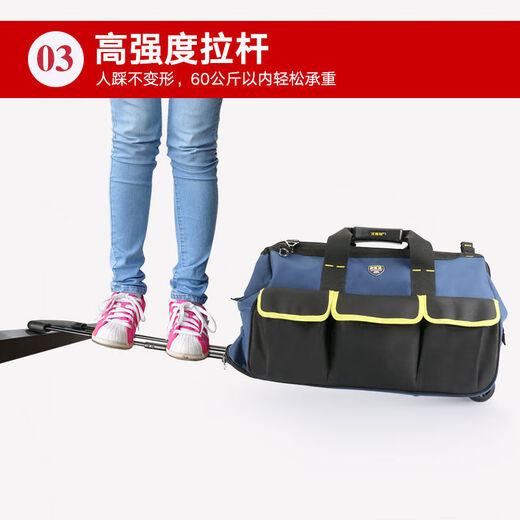 Fastra pole thickening and thickening repair multi-functional tool bag home appliance repair canvas work bag tool bag upgraded and enhanced version
