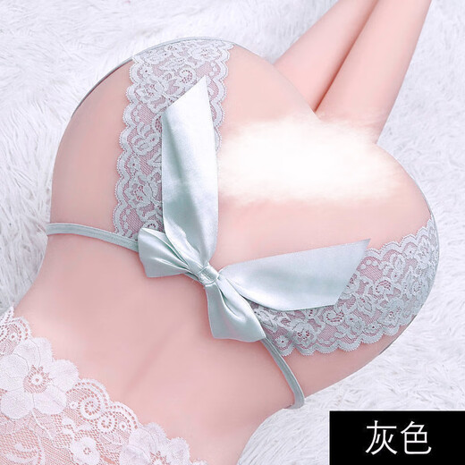 Universal back opening lace briefs to seduce husband without taking them off, can be penetrated during intercourse, open panties, feminine open crotch shorts, purple, one size fits all, waist circumference 1.8 to 2.6 feet