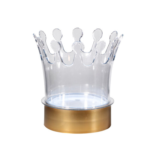 Fantasy Bar Luminous Ice Bucket Beer Frame Yuanbao Ice Bucket Champagne Bucket Ice Bucket Beer Tray Transparent Yuanbao Ice Bucket (12L)