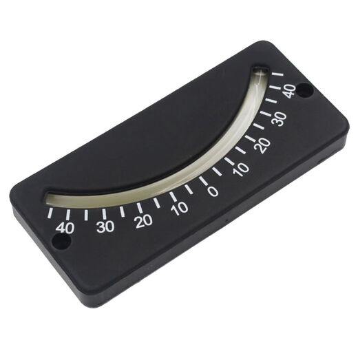 HACCURY miniature horizontal angle ruler vehicle inclinometer bed angle meter woodworking level ruler 10 degrees 25 degrees 45 degrees plus or minus 25 degrees