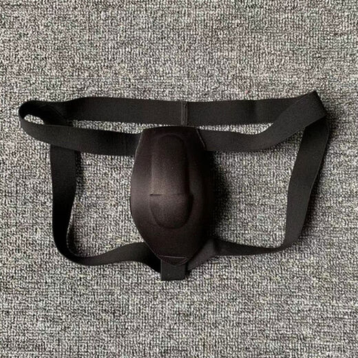 Men's cup double-strap thong youth sexy 3D three-dimensional highlighted large underwear swimming trunks gasket pads black M2 points 0-2 points 3 feet