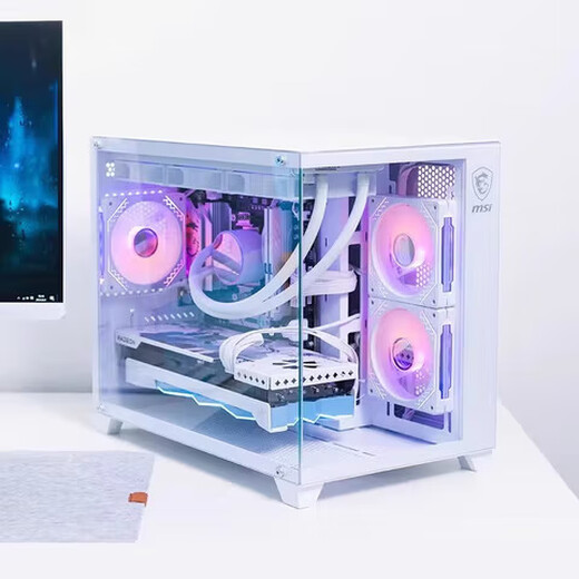 MSI 12600KF/14600KF/5050/5060 Assembled complete machine for office editing desktop complete machine DIY assembled e-sports game console 14600KF/complete machine without graphics card