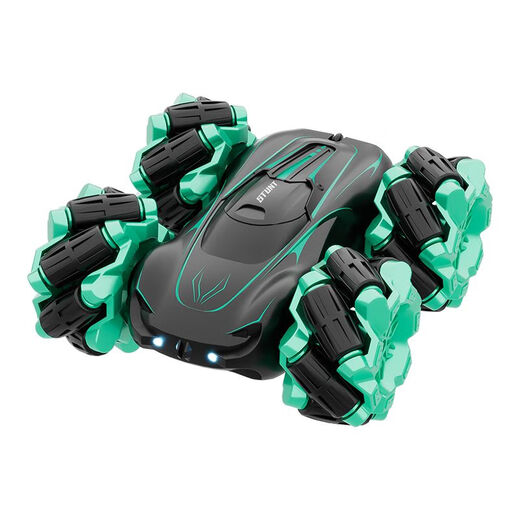 Shantou Lincun Children's Electric Alloy Wireless Wire Remote Control Car Boy Gesture Sensing Four-wheel Drive Off-Road Driftable Remote Control Car Green Sensor-Direct Charging Light Version Double-Sided Four-wheel Drive-Handle + Watch Official Standard