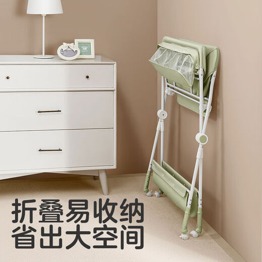 Koyobi changing table, newborn baby changing care table, massage, touch, bath, foldable mobile crib assembly, changing table - Sleeping Rabbit basic model - no side hanging bags