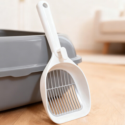 Leyoupai cat litter shovel stainless steel cat poop shovel cat litter special mineral sand tofu sand poop shovel artifact essential for raising cats rare earth antibacterial