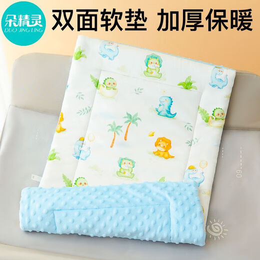 Duoling Wickeltischunterlage für Babys, Herbst und Winter, Pflegetisch für Neugeborene, Windelwechsel, Wattepad, Babymatratze, weich gepolsterte Schlafunterlage, doppelseitige Wickeltischunterlage, Dinosaurier-Paradies, einteilige Anpassung