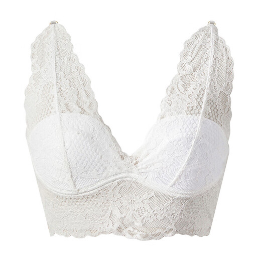 White water girls cute lace underwear lace vest women's underwear summer 2026 new sheer wish off-white (first batch) ready stock S