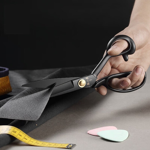 Zhang Xiaoquan tailor clothing scissors, special utility knife for clothing cutting and sewing, household multi-functional manganese steel scissors 12 inches long 305mm