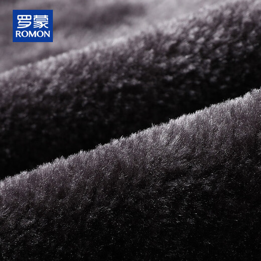 ROMON men's autumn and winter new sleeveless PU leather vest, fashionable and casual, velvet and thickened, trendy and can be worn outside, warm vest