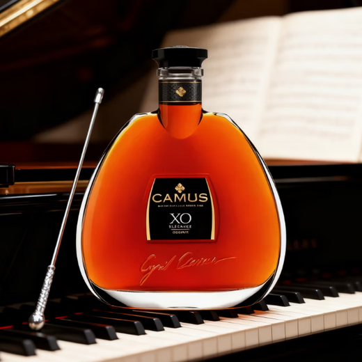 卡慕金花经典VSOP XO 洋酒 白兰地 干邑 酒 原装进口 卡慕XO 1000mL 6瓶