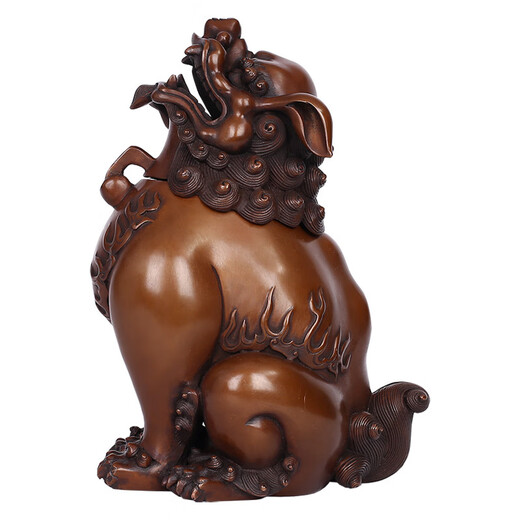 Copper Xinxiang copper lion incense burner household indoor incense ceremony tea ceremony supplies plate incense burner antique auspicious animal copper tea pet 23#