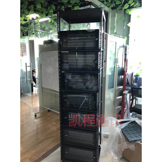 19-inch open audio rack mobile cabinet simple rack 12U-47U multi-layer storage rack black 42u (1.95 meters) 50x40x200cm