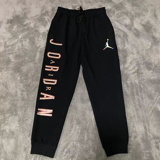 Nike (NIKE) sports pants, AJ Flying sweatpants, loose men's and women's casual velvet basketball trousers, gray high-quality fabrics, collection first, 5XL