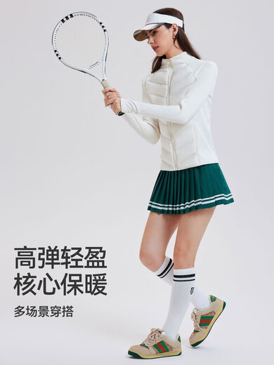 Down Jacket Women's Duck Down Autumn and Winter New Three-Proof Outdoor Hiking Slim Cycling Clothing Running Sports Jacket Black 95 Duck Down S S80-95Jin Jin is equal to 0.5 kg