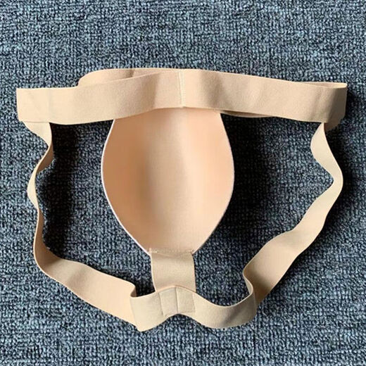 Men's cup double-strap thong youth sexy 3D three-dimensional highlighted large underwear swimming trunks gasket pads black M2 points 0-2 points 3 feet