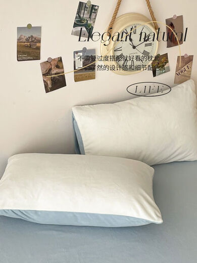 Wing Fantasy 2024 new milk velvet bed four-piece set winter thickened coral flannel bedding quilt cover sheet three-piece set Upgraded model - milk white + baby blue A-level maternal and infant use, skin-friendly and delicate 1.2m bed three-piece bed sheet set - suitable for 150x200cm