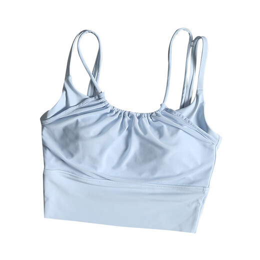 LULUNILEMON Lulu Sports Bra Women's Summer Shockproof Back Beautiful Yoga Wear Vest All-in-One Pilates Training Fitness Bra Pink Lychee XL